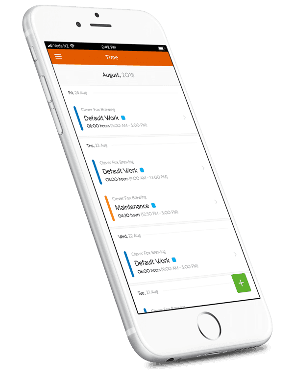 Mobile Timesheet App | Invoxy